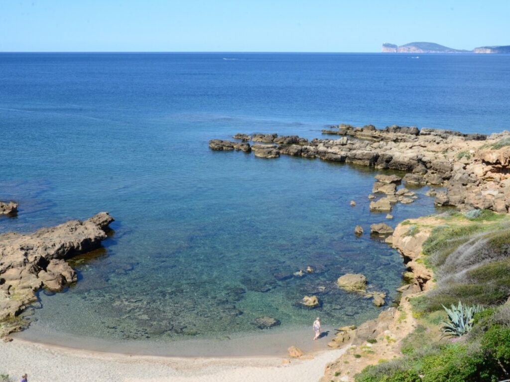 cala bona beach near alghero