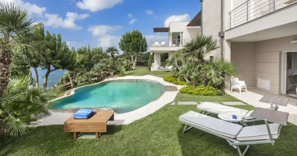 villa con piscina alghero