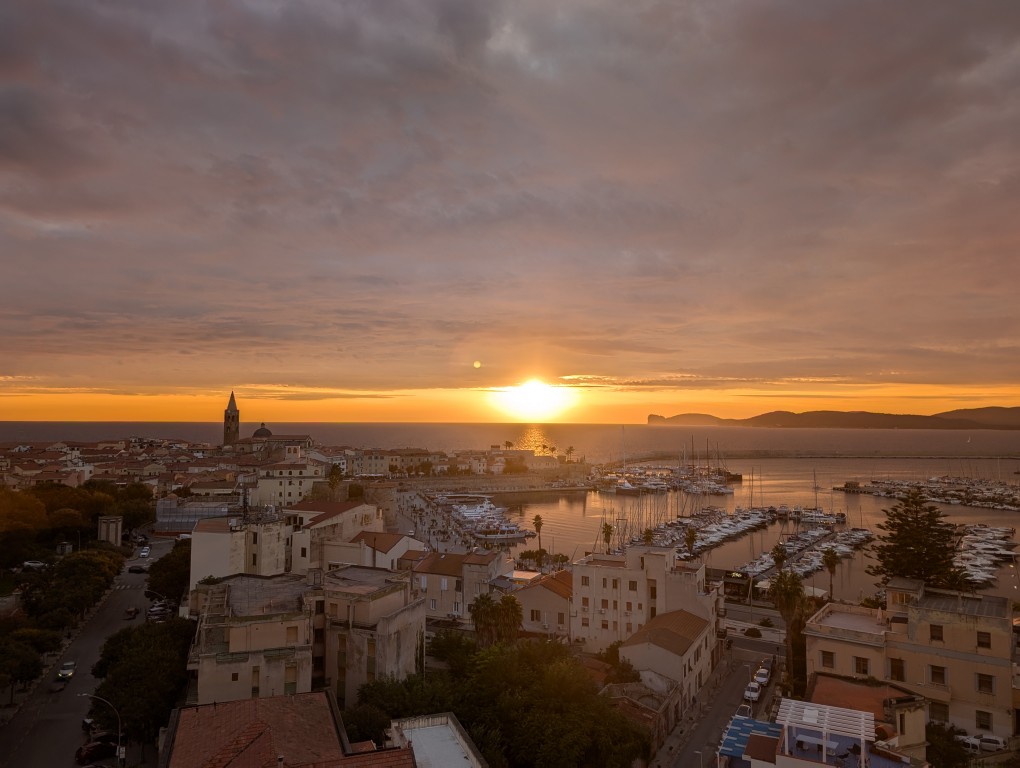 panoramic view in alghero